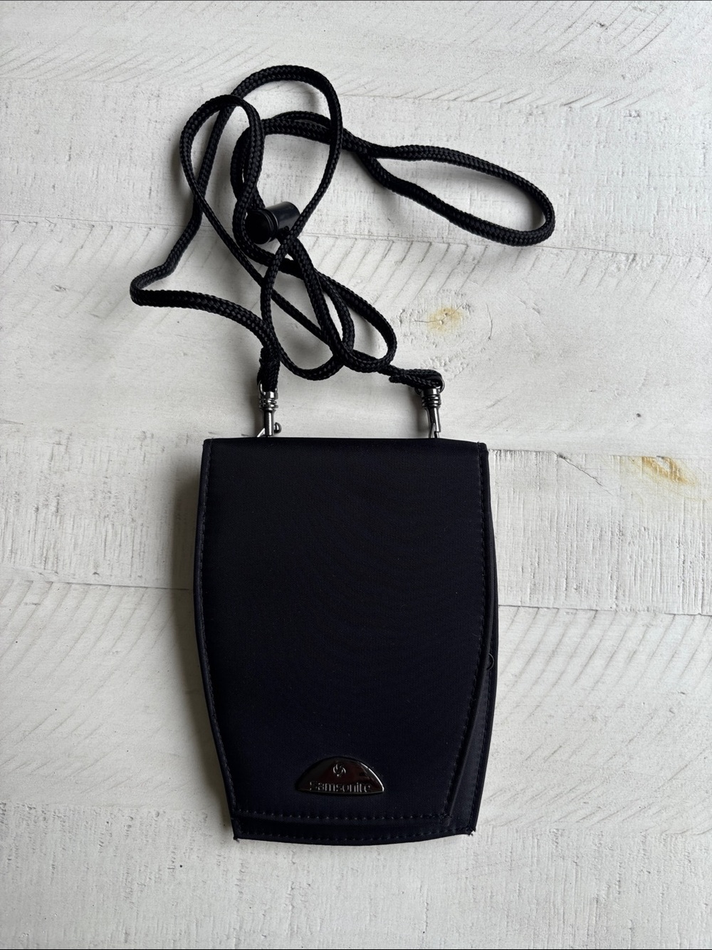 Samsonite Black Travel crossbody or neck pouch